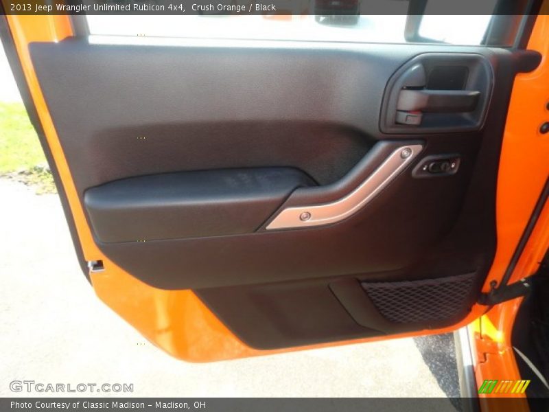 Crush Orange / Black 2013 Jeep Wrangler Unlimited Rubicon 4x4