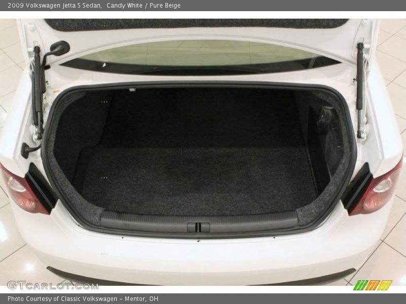 Candy White / Pure Beige 2009 Volkswagen Jetta S Sedan