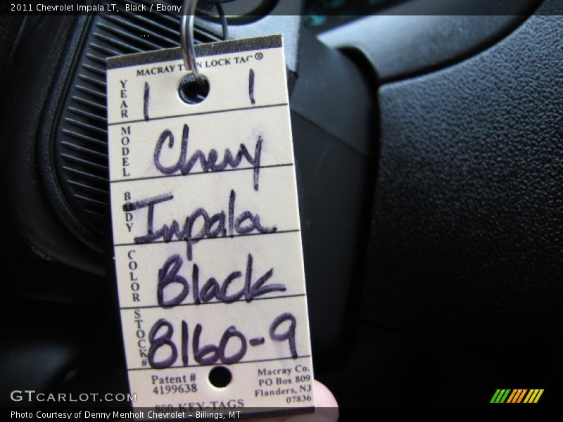 Black / Ebony 2011 Chevrolet Impala LT