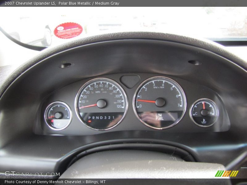 Polar Blue Metallic / Medium Gray 2007 Chevrolet Uplander LS