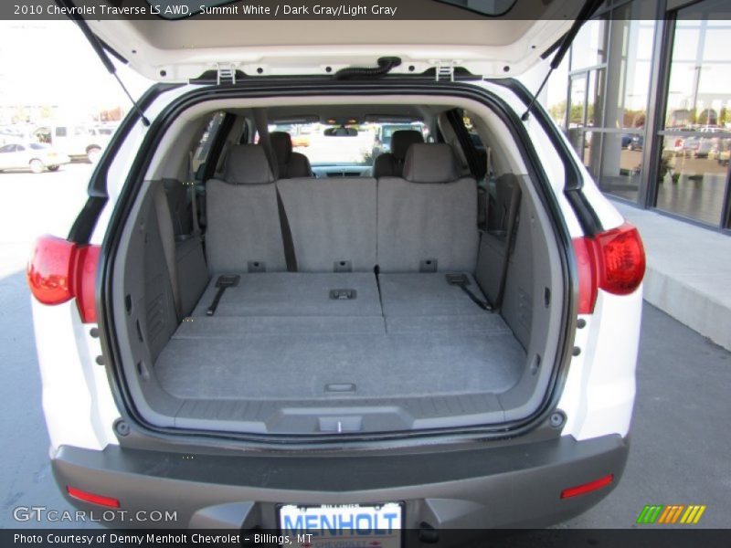 Summit White / Dark Gray/Light Gray 2010 Chevrolet Traverse LS AWD