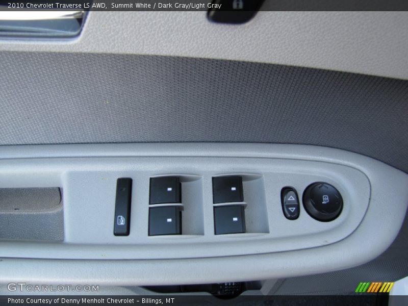 Summit White / Dark Gray/Light Gray 2010 Chevrolet Traverse LS AWD