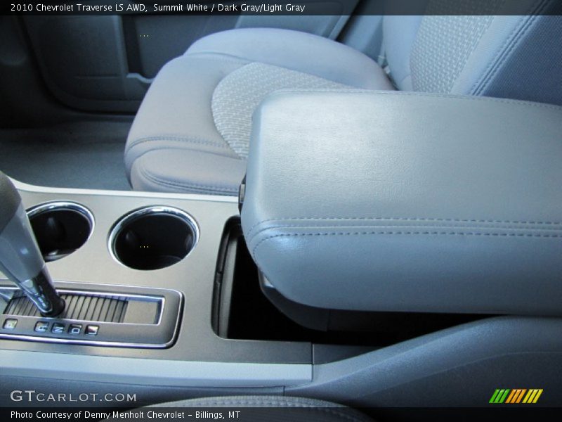 Summit White / Dark Gray/Light Gray 2010 Chevrolet Traverse LS AWD