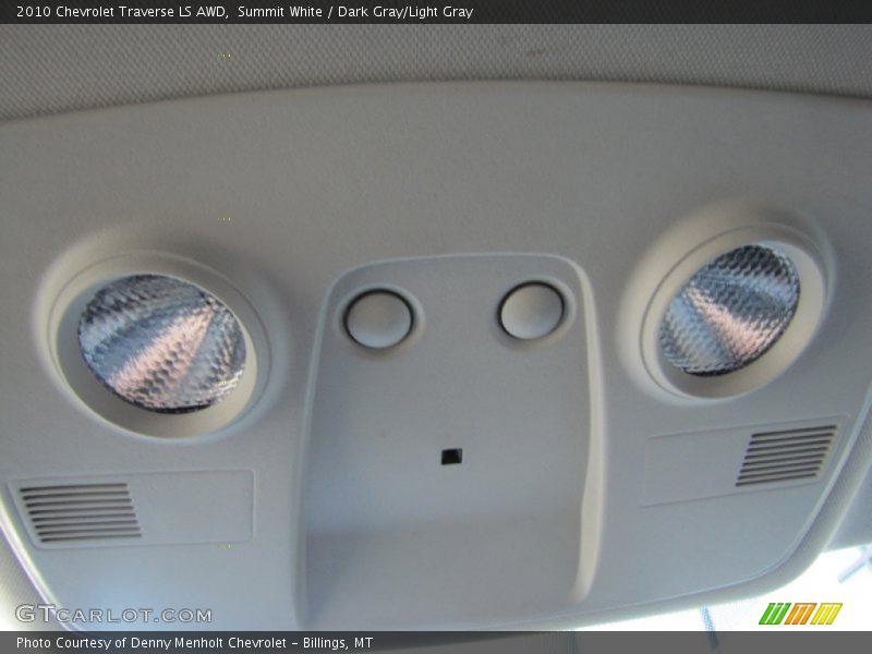 Summit White / Dark Gray/Light Gray 2010 Chevrolet Traverse LS AWD