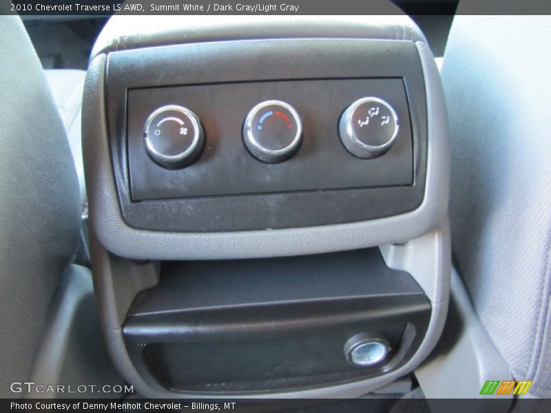 Summit White / Dark Gray/Light Gray 2010 Chevrolet Traverse LS AWD