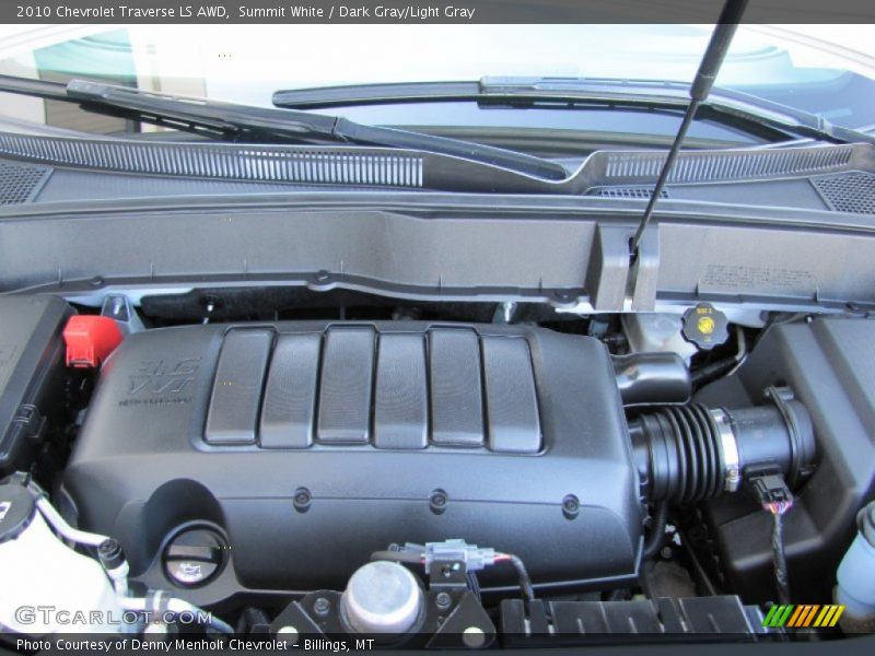 Summit White / Dark Gray/Light Gray 2010 Chevrolet Traverse LS AWD