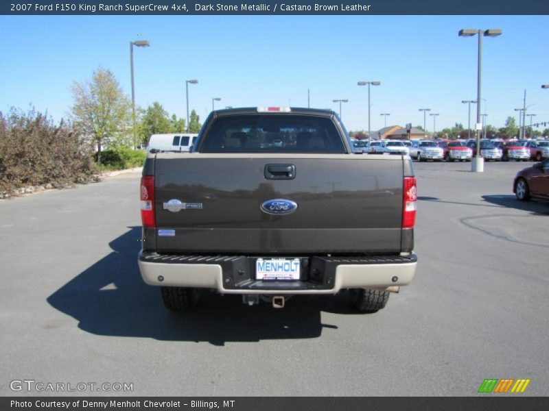 Dark Stone Metallic / Castano Brown Leather 2007 Ford F150 King Ranch SuperCrew 4x4