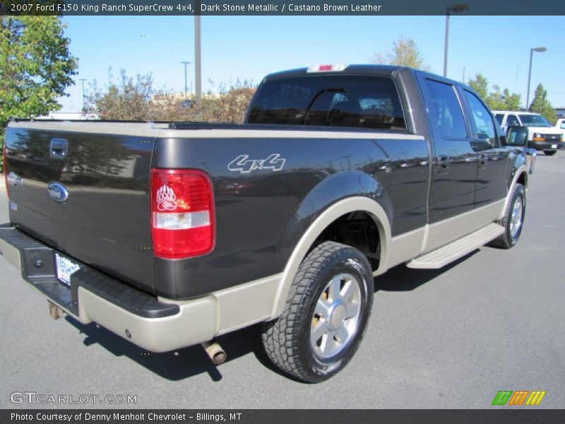 Dark Stone Metallic / Castano Brown Leather 2007 Ford F150 King Ranch SuperCrew 4x4