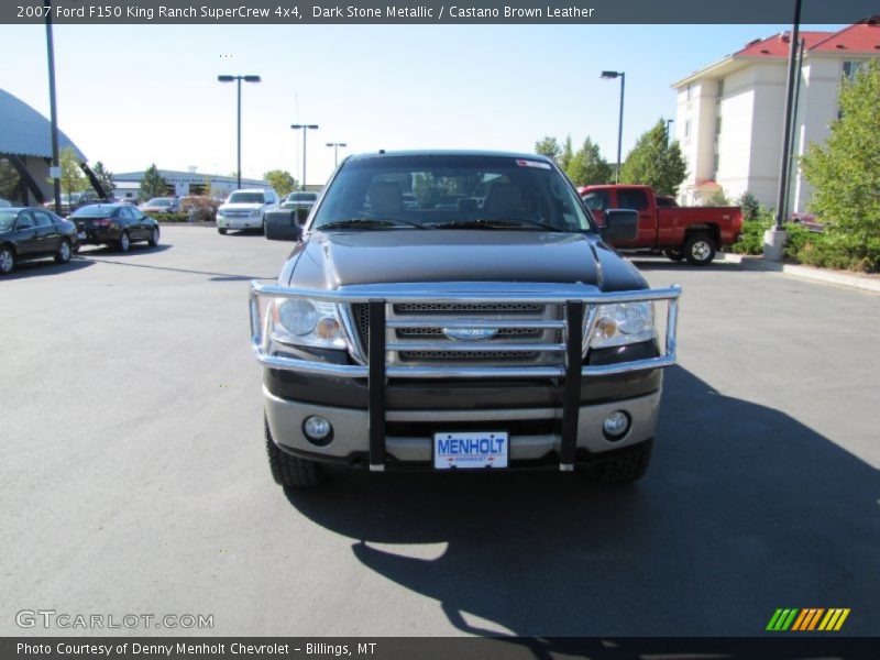 Dark Stone Metallic / Castano Brown Leather 2007 Ford F150 King Ranch SuperCrew 4x4