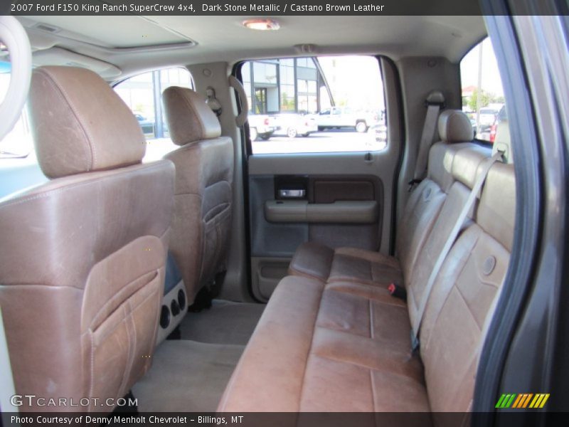 Dark Stone Metallic / Castano Brown Leather 2007 Ford F150 King Ranch SuperCrew 4x4