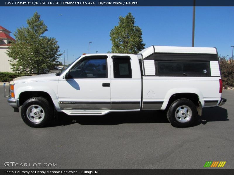 Olympic White / Neutral 1997 Chevrolet C/K 2500 K2500 Extended Cab 4x4