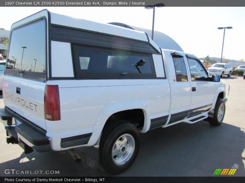Olympic White / Neutral 1997 Chevrolet C/K 2500 K2500 Extended Cab 4x4