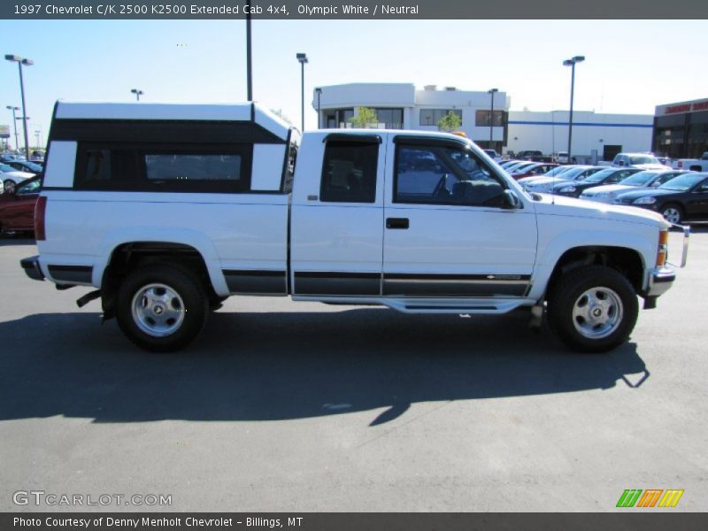Olympic White / Neutral 1997 Chevrolet C/K 2500 K2500 Extended Cab 4x4