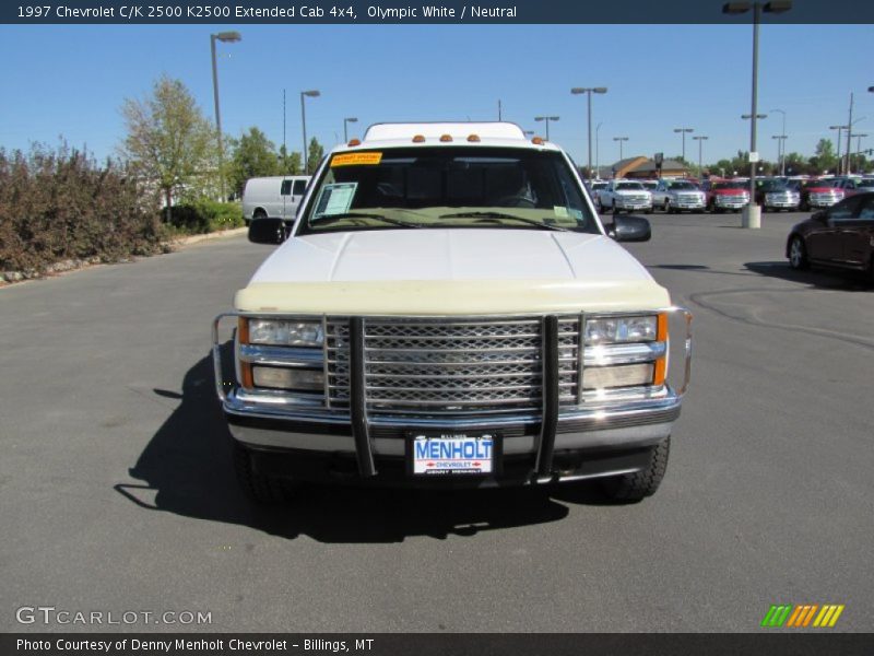 Olympic White / Neutral 1997 Chevrolet C/K 2500 K2500 Extended Cab 4x4