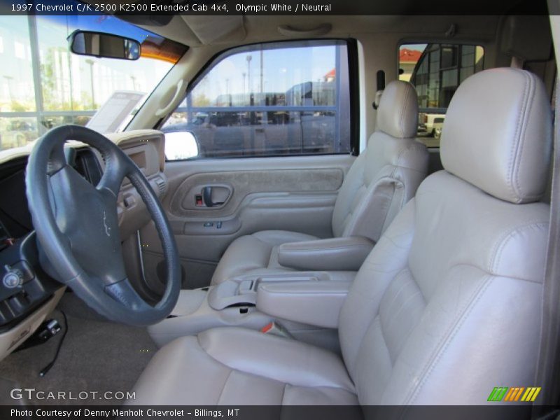 Olympic White / Neutral 1997 Chevrolet C/K 2500 K2500 Extended Cab 4x4