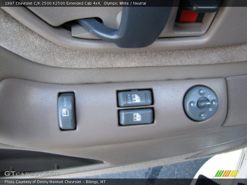 Olympic White / Neutral 1997 Chevrolet C/K 2500 K2500 Extended Cab 4x4