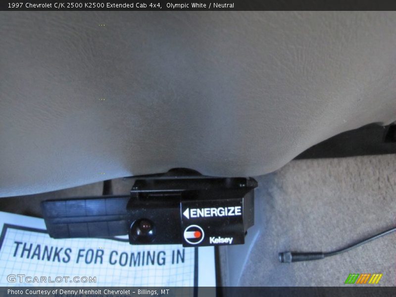Olympic White / Neutral 1997 Chevrolet C/K 2500 K2500 Extended Cab 4x4