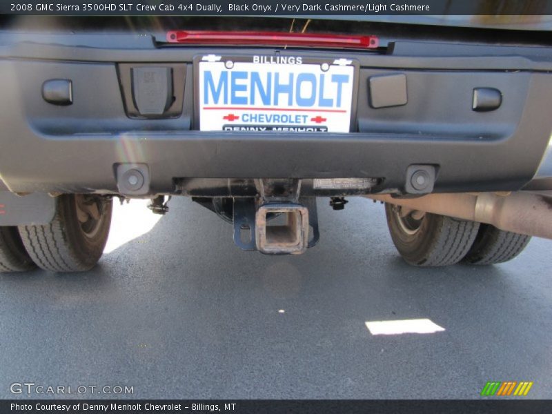Black Onyx / Very Dark Cashmere/Light Cashmere 2008 GMC Sierra 3500HD SLT Crew Cab 4x4 Dually