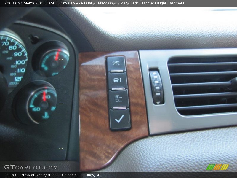 Black Onyx / Very Dark Cashmere/Light Cashmere 2008 GMC Sierra 3500HD SLT Crew Cab 4x4 Dually