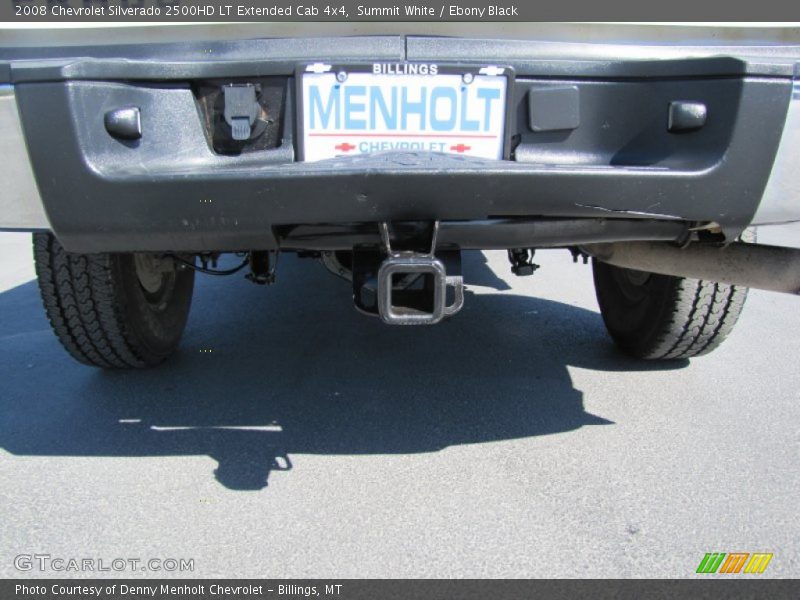 Summit White / Ebony Black 2008 Chevrolet Silverado 2500HD LT Extended Cab 4x4