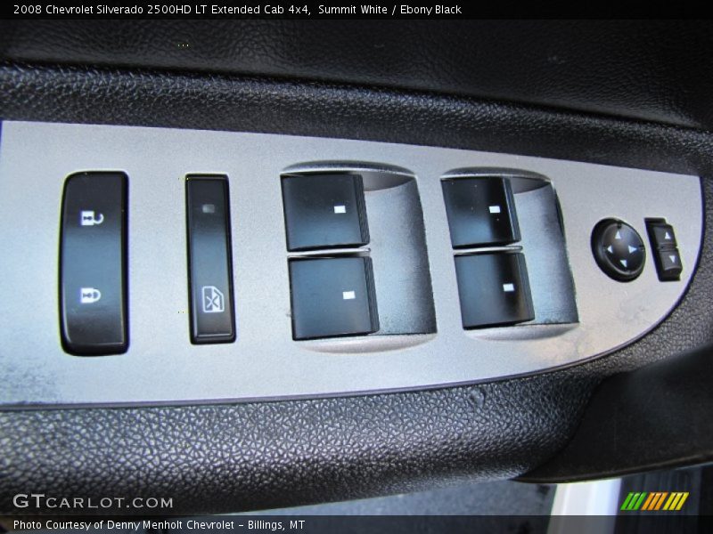 Summit White / Ebony Black 2008 Chevrolet Silverado 2500HD LT Extended Cab 4x4