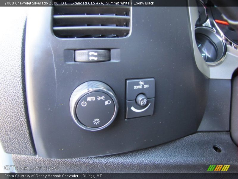 Summit White / Ebony Black 2008 Chevrolet Silverado 2500HD LT Extended Cab 4x4