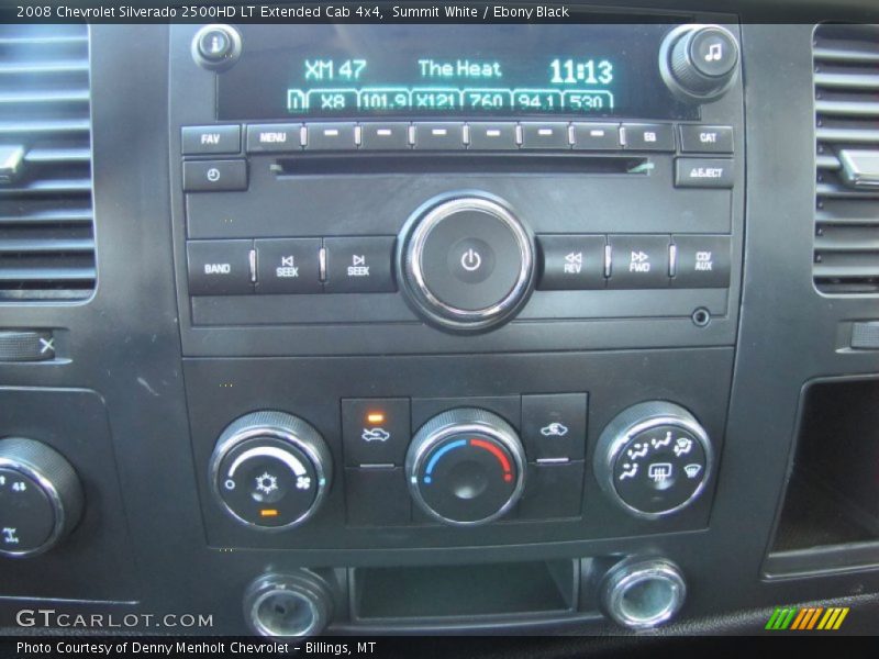 Summit White / Ebony Black 2008 Chevrolet Silverado 2500HD LT Extended Cab 4x4