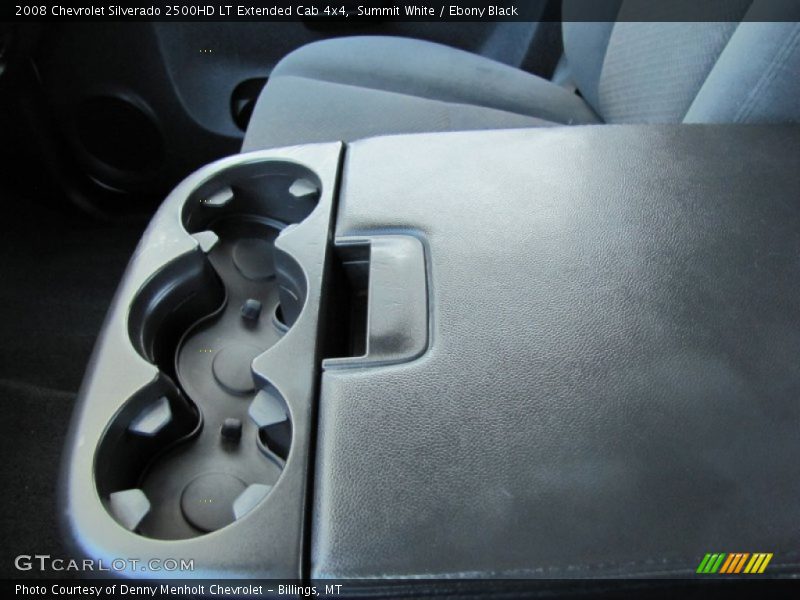 Summit White / Ebony Black 2008 Chevrolet Silverado 2500HD LT Extended Cab 4x4