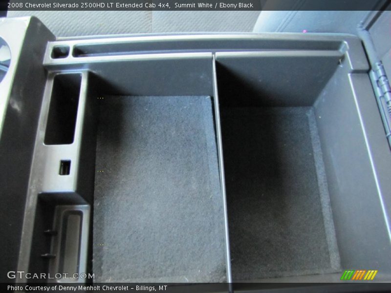 Summit White / Ebony Black 2008 Chevrolet Silverado 2500HD LT Extended Cab 4x4