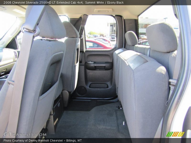 Summit White / Ebony Black 2008 Chevrolet Silverado 2500HD LT Extended Cab 4x4