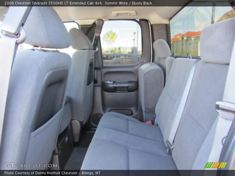 Summit White / Ebony Black 2008 Chevrolet Silverado 2500HD LT Extended Cab 4x4