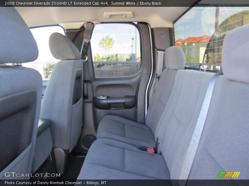 Summit White / Ebony Black 2008 Chevrolet Silverado 2500HD LT Extended Cab 4x4