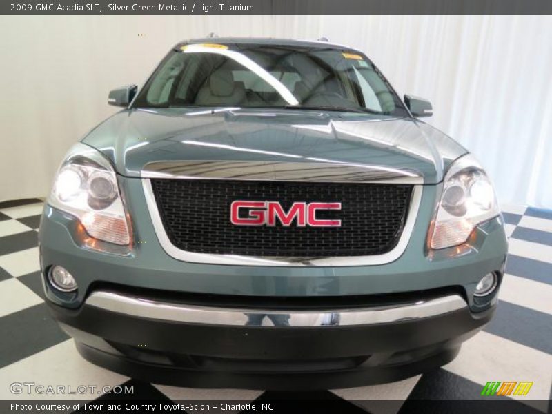 Silver Green Metallic / Light Titanium 2009 GMC Acadia SLT