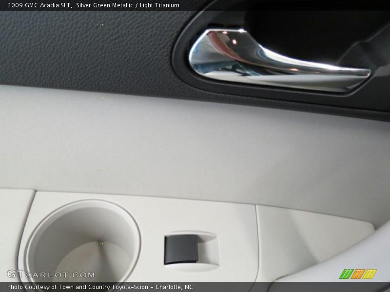 Silver Green Metallic / Light Titanium 2009 GMC Acadia SLT