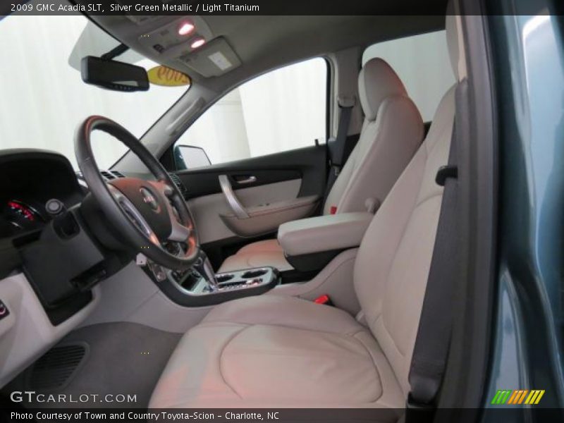 Silver Green Metallic / Light Titanium 2009 GMC Acadia SLT