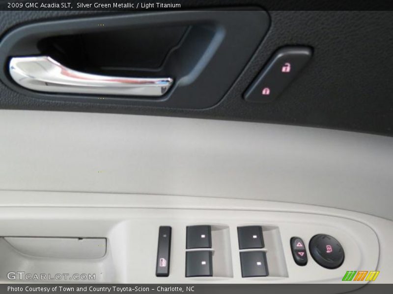 Silver Green Metallic / Light Titanium 2009 GMC Acadia SLT