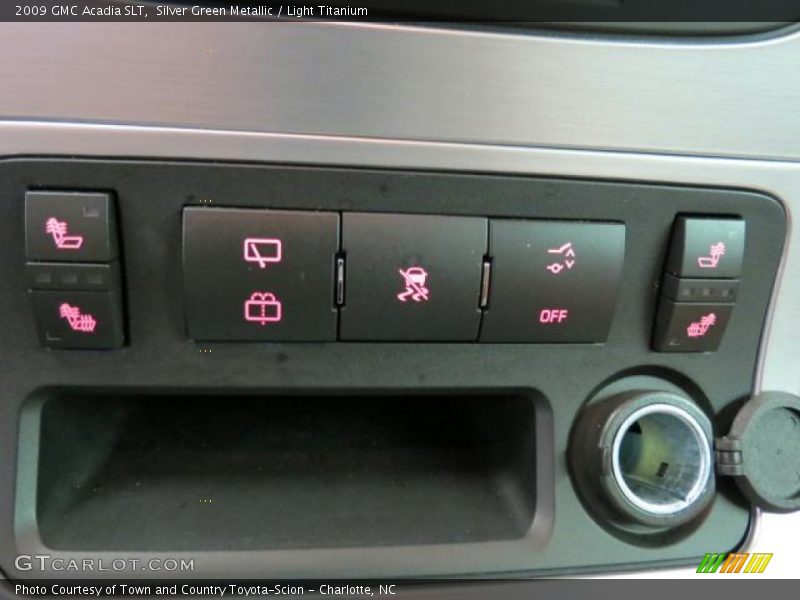 Silver Green Metallic / Light Titanium 2009 GMC Acadia SLT