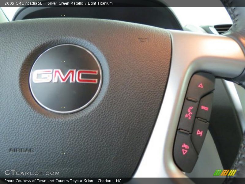 Silver Green Metallic / Light Titanium 2009 GMC Acadia SLT