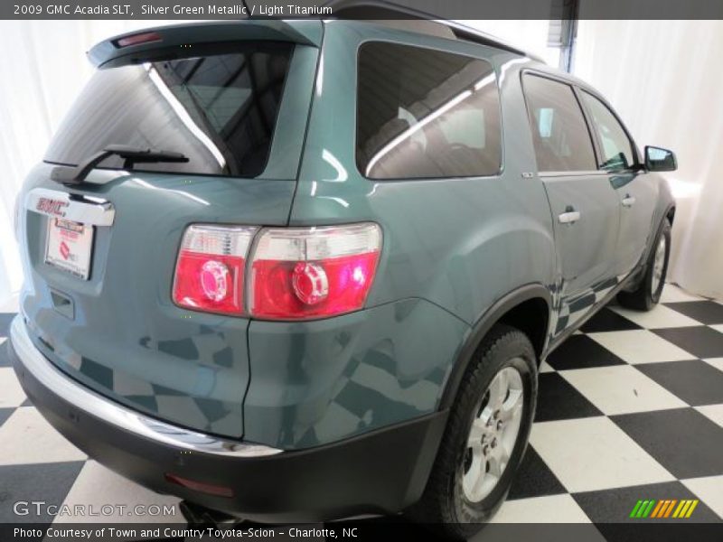 Silver Green Metallic / Light Titanium 2009 GMC Acadia SLT