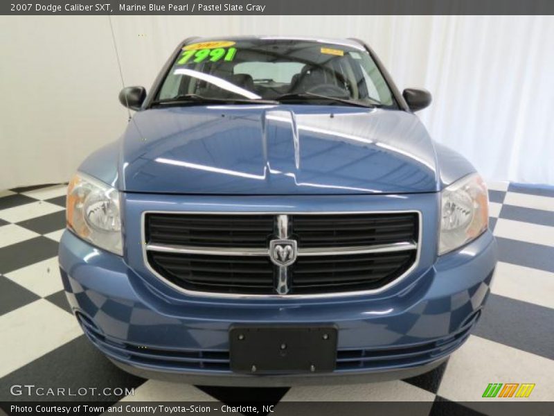 Marine Blue Pearl / Pastel Slate Gray 2007 Dodge Caliber SXT