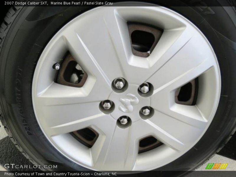 Marine Blue Pearl / Pastel Slate Gray 2007 Dodge Caliber SXT