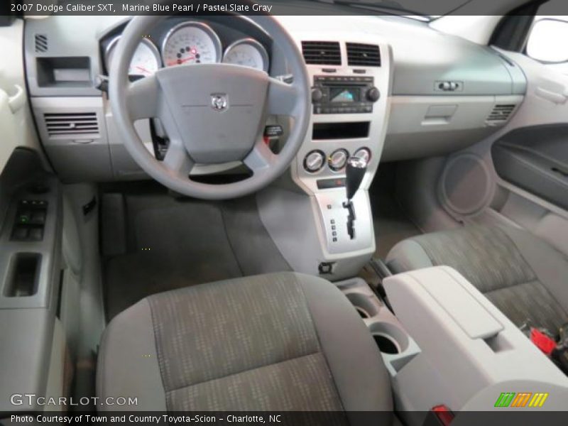 Marine Blue Pearl / Pastel Slate Gray 2007 Dodge Caliber SXT