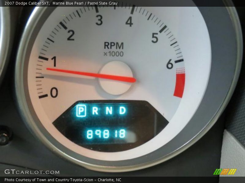 Marine Blue Pearl / Pastel Slate Gray 2007 Dodge Caliber SXT