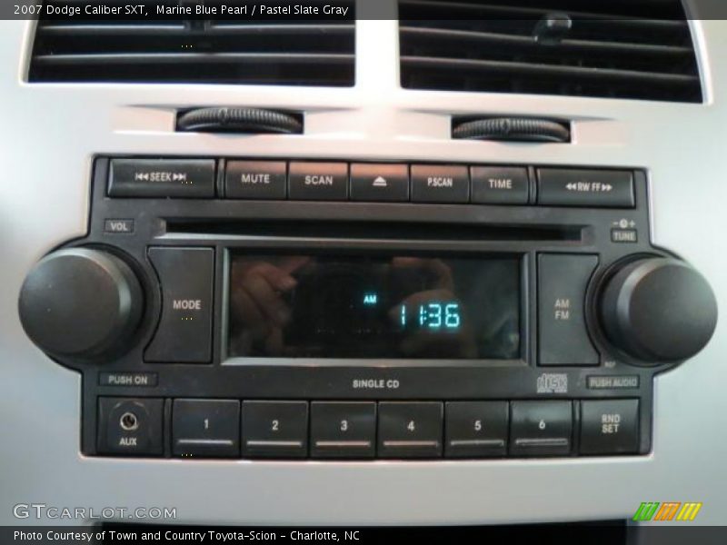 Marine Blue Pearl / Pastel Slate Gray 2007 Dodge Caliber SXT