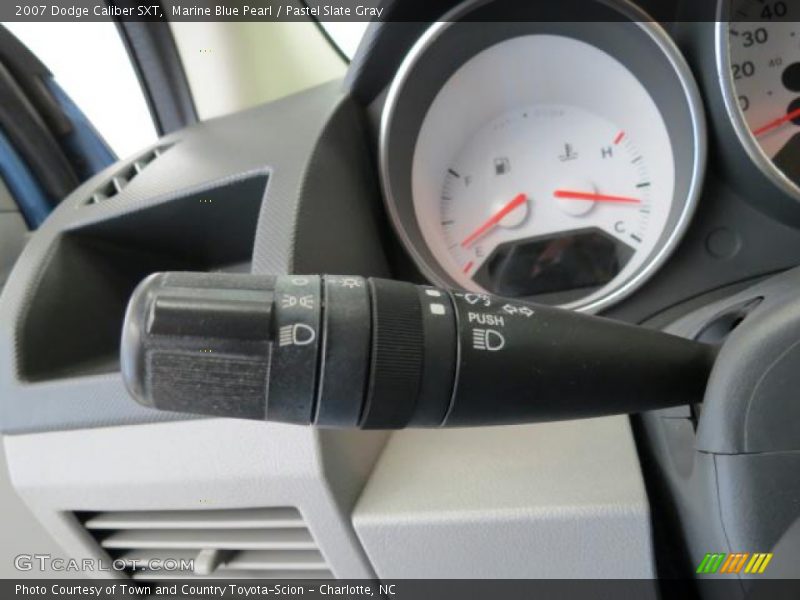 Marine Blue Pearl / Pastel Slate Gray 2007 Dodge Caliber SXT