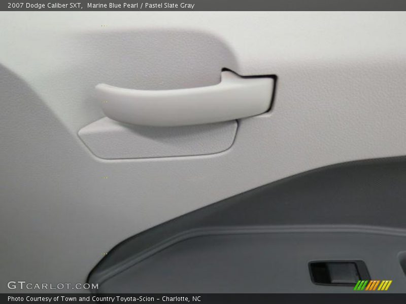 Marine Blue Pearl / Pastel Slate Gray 2007 Dodge Caliber SXT