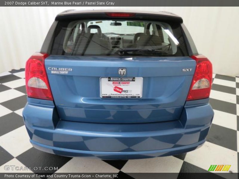 Marine Blue Pearl / Pastel Slate Gray 2007 Dodge Caliber SXT