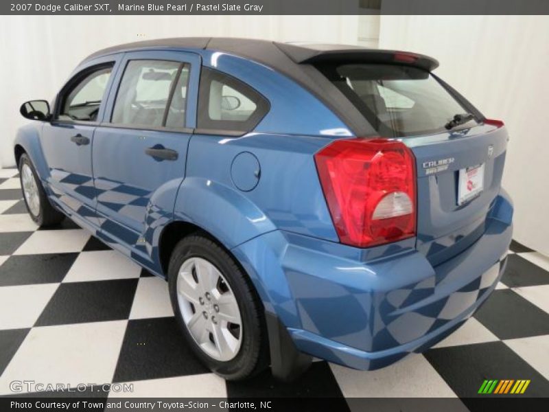 Marine Blue Pearl / Pastel Slate Gray 2007 Dodge Caliber SXT