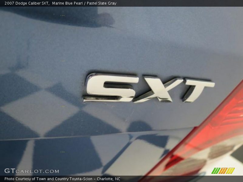 Marine Blue Pearl / Pastel Slate Gray 2007 Dodge Caliber SXT