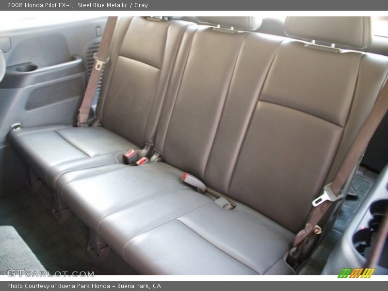 Steel Blue Metallic / Gray 2008 Honda Pilot EX-L